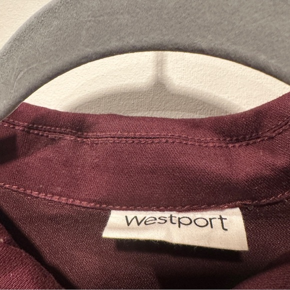 Westport Women's Deep Burgundy Jean Jacket - 2X - Picture 6 of 9